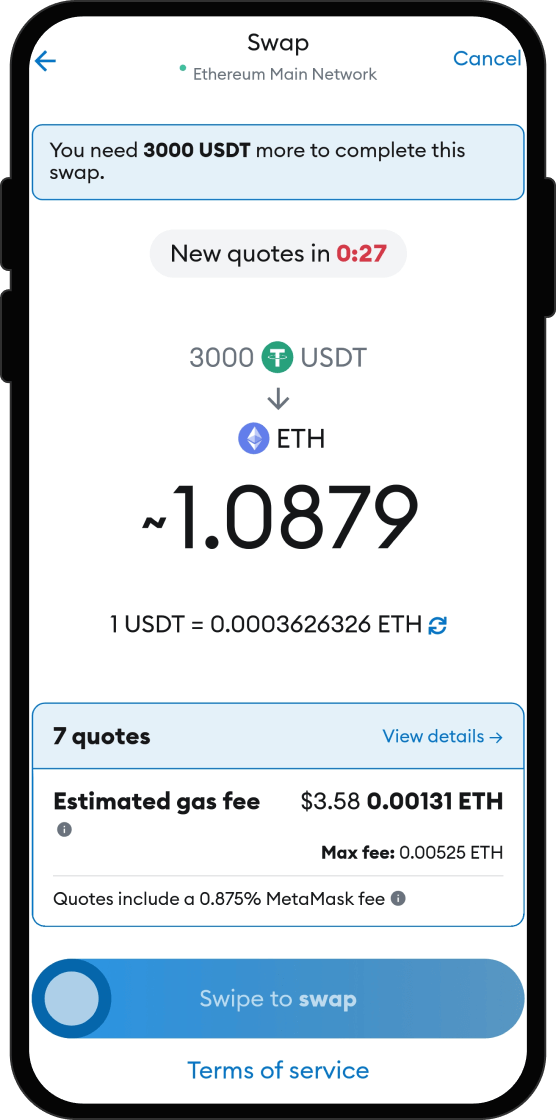 Swap Your USDT for EOX